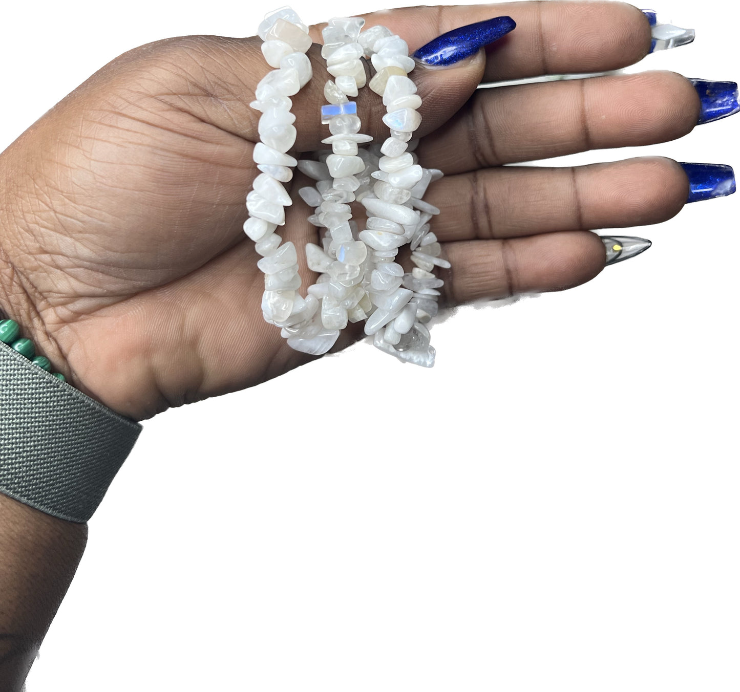 Moonstone Chipped Bracelets
